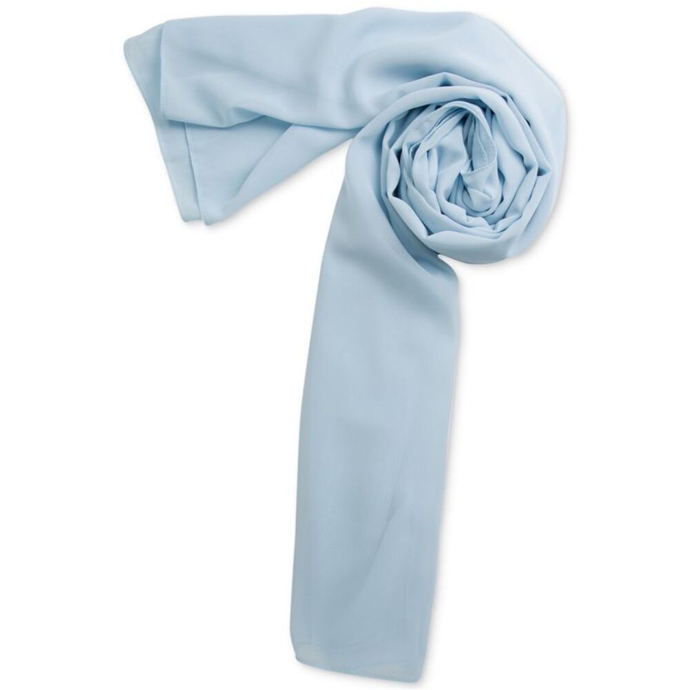 Verona Collection Womens Chiffon Hijab Scarf Wrap, Blue, One Size, DM